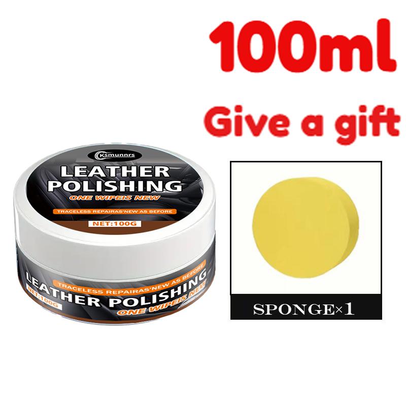 

1pc Car Leather Care Cream, a special repair and restoration cream for damaged leather seats and sofas. Deeply moisturizes all t