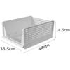 M-Modern-Folding Closet Organizer Storage Box Plastic Closet Organizer,Stackable Storage Basket,Drawer Organizer For Clothing