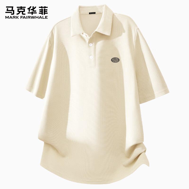 Mark Fairwhale Men's Retro Waffle Polo Shirt