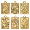 12Pcslot Metal Tarot Charm Mix Accessories Sun Moon Star Pendant Charms For Jewelry Making Supplies Wholesale Items Diy Earring