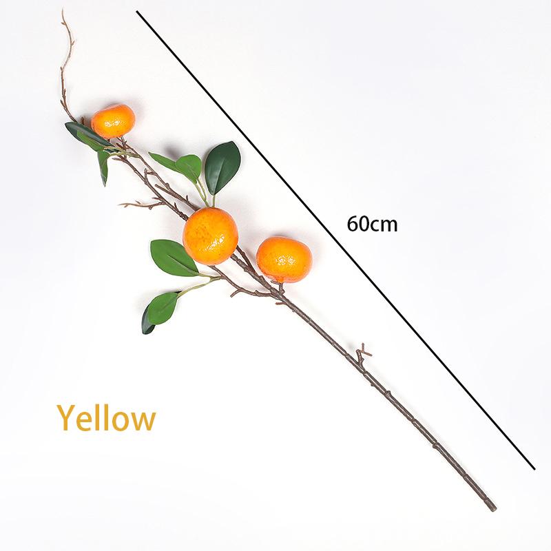 

88см Искусственные Фрукты Апельсиновые Ветки Имитация Фруктов Реквизит с Зелеными Листьями Кумкват Дом Офис Комната Сад Новогоднее Украшение