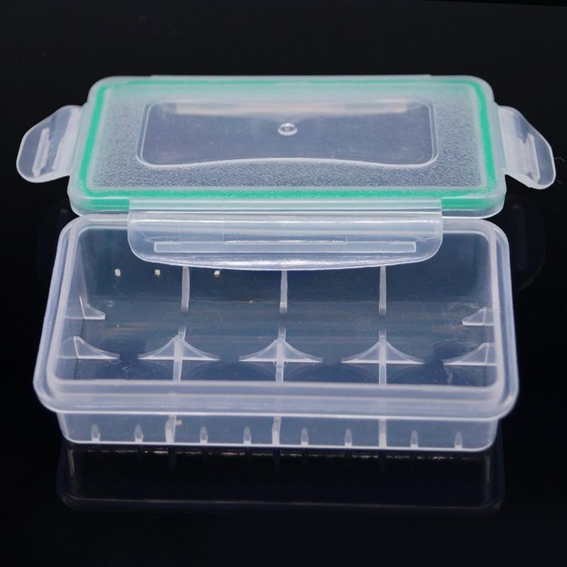 Portable Carrying Box Battery Case Storage Transparent Plastic Safety Box Battery Storage Box