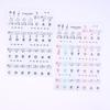Newbie Piano Key Stickers Set for 88/61/54/49 Keys, Includes Removable Colorful Note Labels