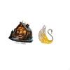 Nativity Scene Sculpture Acrylic Ornament Swan Figurine Resin Statue Table Centerpiece Modern