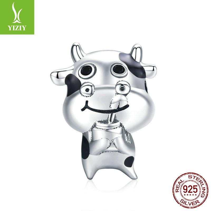 Animal Series S925 Silver Beads, Cute And Cute Bracelet Accessories Collection Map, Spot