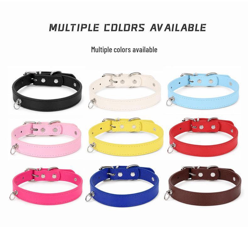 Adjustable Pearl-Decorated Microfiber Pet Collar for Dogs and Cats