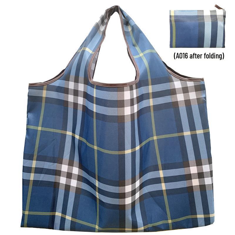 Eco-Friendly Foldable Korean Style Portable Shopping Bag - Medium Size Handbag