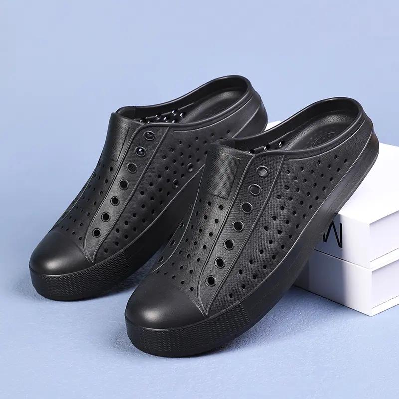 Men's & Women's Semi-slippers Waterproof and Breathable One-pedal Casual Shoes Summer Sandals Light Men's Flat Shoes Outdoor.