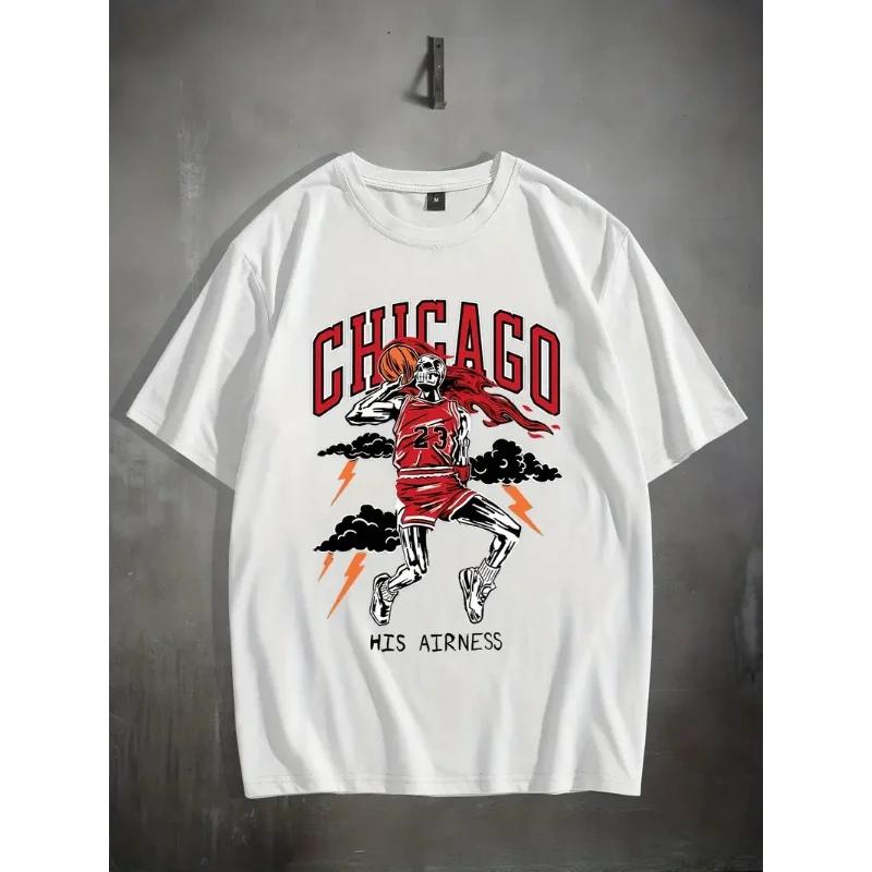 

Высококачественная хлопковая мужская футболка с короткими рукавами в стиле хип-хоп в стиле ретро, летняя свободная футболка с круглым вырезом, мужская унисекс S бежевый