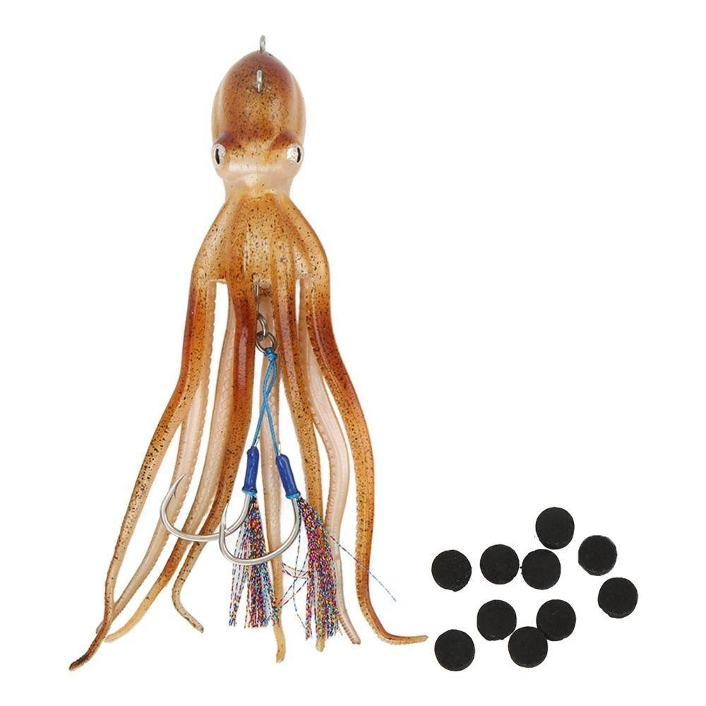 Soft Octopus Jig TPE Octopus Swimbait Durable Octopus Lures for Professional Anglers 250g