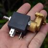 9000Bh Ac230V 2-Position 3-Way Electric Brass Solenoid Valve Normally Closed Type For Coffee Machine Steam  Water