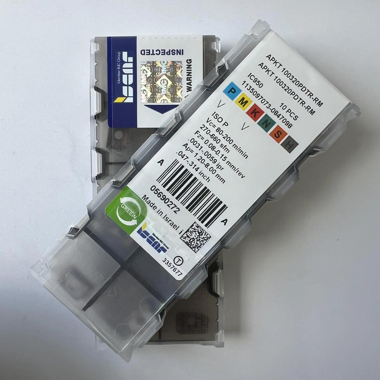 

ISCAR / APKT100320PDTR-RM IC950 /Original blade Carbide CNC Blade 10 PCS