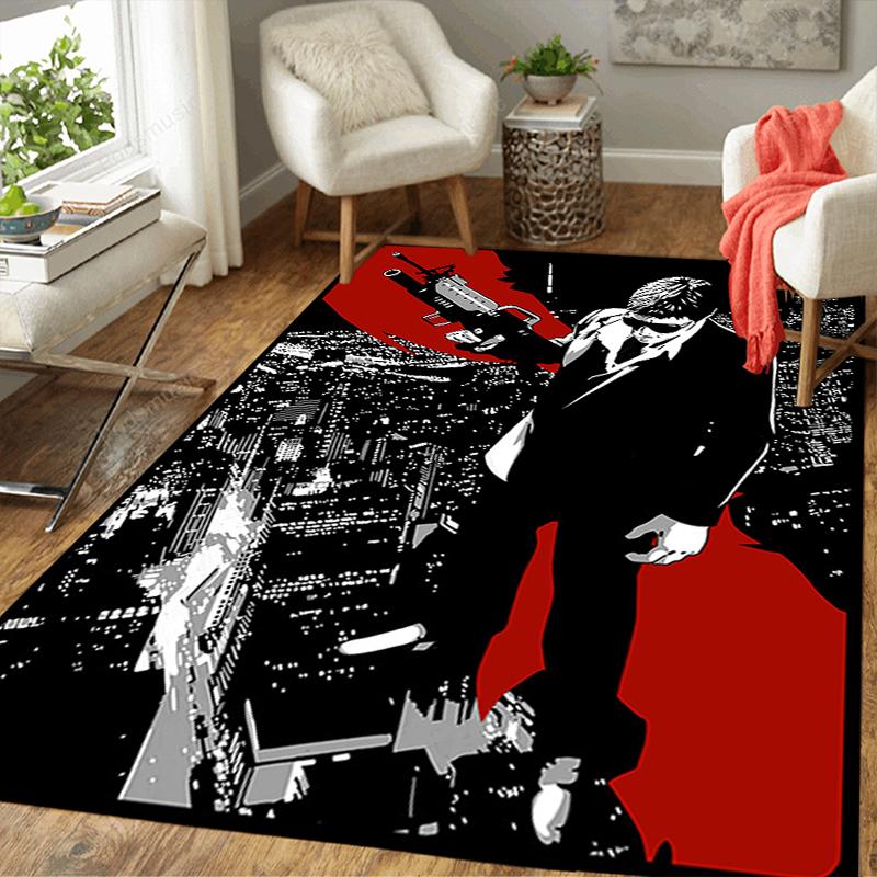 1Pc Urban Warrior Rug, Office Carpet Indoor Outdoor Doormat, Non-Slip, Comfortable, Living, Christmas Halloween, Xmas Gift L1354