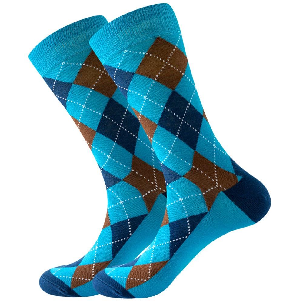 Striped multicolor street skateboarding funny socks for men and women