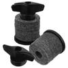 Cymbal Bracket Kit: Includes Plastic Bracket, Drum Cymbal, Felt Pad, Fixing Screws.