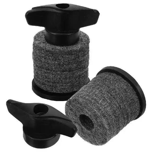 Cymbal Bracket Kit: Includes Plastic Bracket, Drum Cymbal, Felt Pad, Fixing Screws.