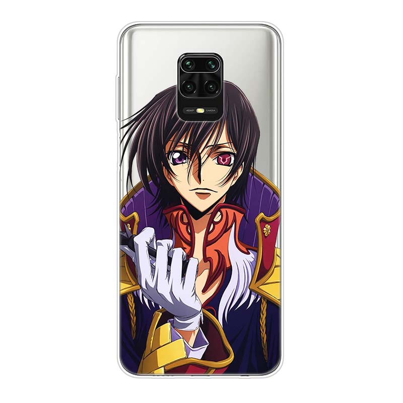 

Силиконовый чехол аниме Код Гиас Лелуш для Xiaomi Redmi Note 10 10S 9 9S Pro Max 9T 8T 8 7 6 5 Pro 5A 4X 4 Чехол для телефона Redmi Note4(32 64GB)