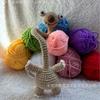 Handmade Crocheted Giraffe Bag Charm – Plush Pendant for Bags and Keys, Stylish and Fun Accessory, Adorable