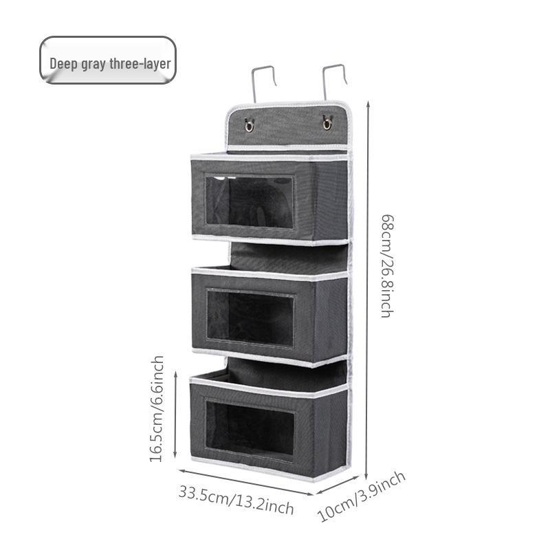 Multifunctional Over-the-Door Hanging Storage Bag and Phone Organizer