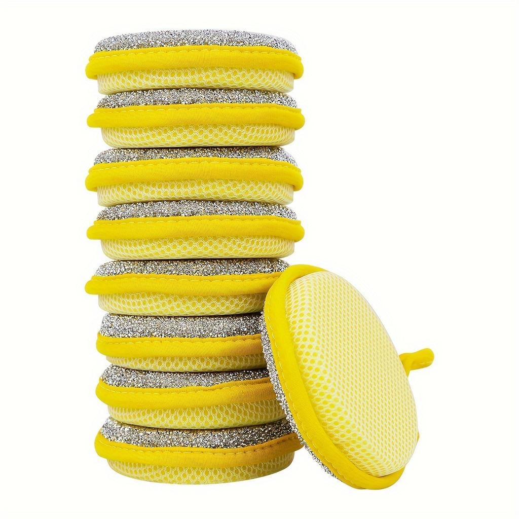 5/10 piezas, esponja para lavavajillas de cocina, no daña el artefacto de olla, cepillo para olla, paño de esponja de limpieza de doble cara para el hogar, estropajo, esponja para fregar de cocina,