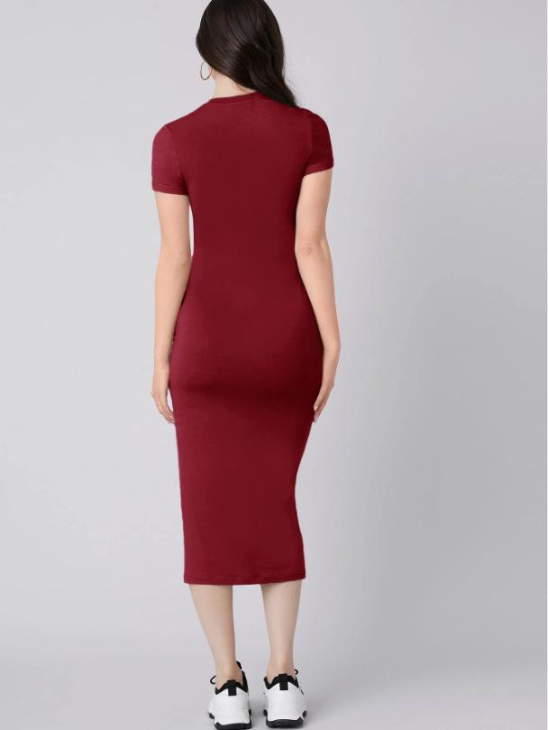 European & American Style Women's Slim Fit Sexy Hip Wrap Dress