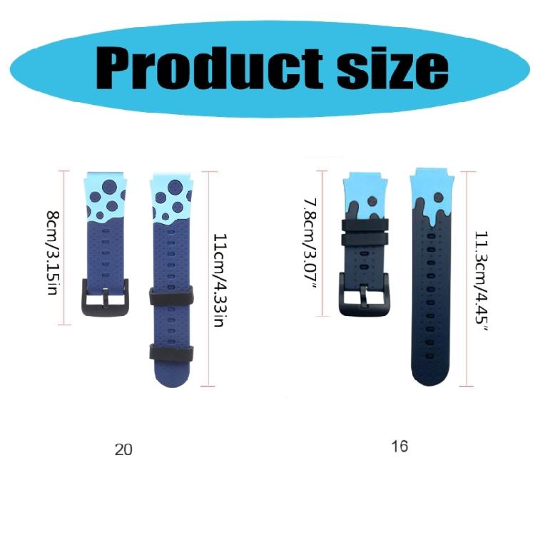 Adjustable Silicone Strap Sport Band for Kid Telephone Watch Waterproof Bracelet