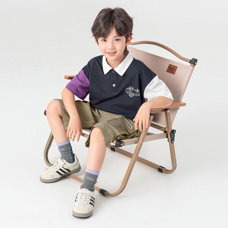 

Boys Summer Embroidered Polo T-Shirt 140