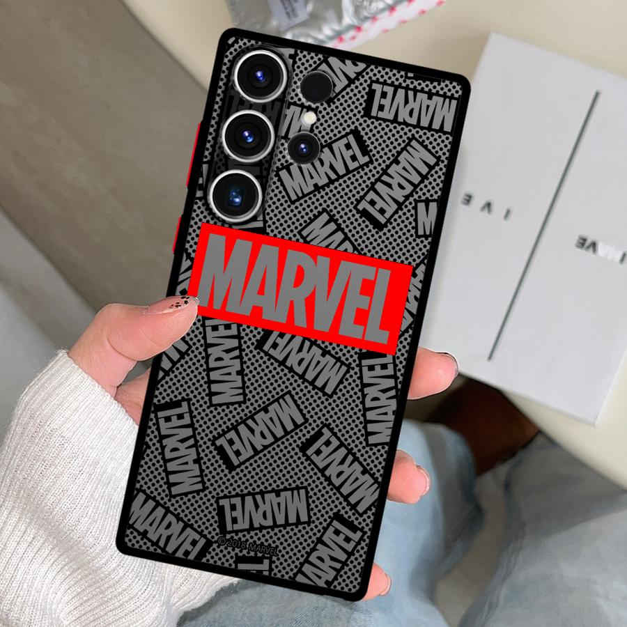 Marvel Hero Logo Case for Samsung Galaxy S26 S24 Plus Note 20 10+ S25 Ultra S21 S20 S23 FE S22 Funda Phone Cover