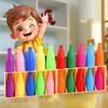 1/2/4 Sets Early Education Logical Thinking Games Drink To Drink Color Sorting Cup Color Matching Classification Montessori Toys