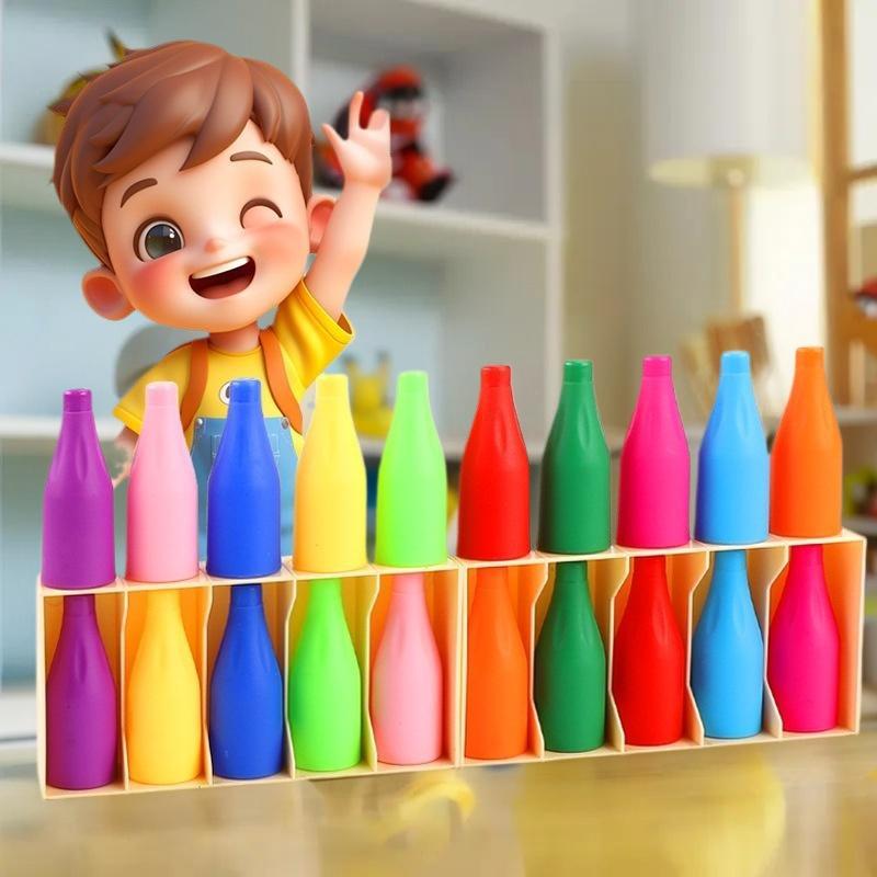 1/2/4 Sets Early Education Logical Thinking Games Drink To Drink Color Sorting Cup Color Matching Classification Montessori Toys
