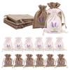 Set Of 12 Aromatics Lavenders Pouches In Cotton and Linen with Drawstrings Lavenders Bags for Home Fragrances