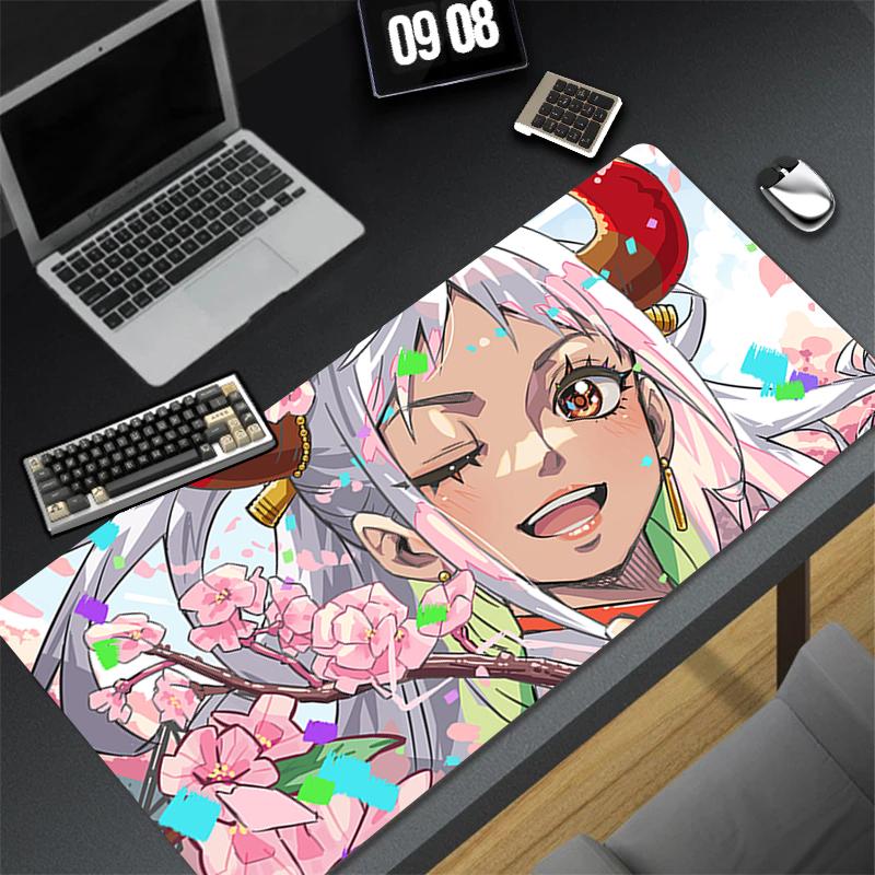 Mouse Pads Fashion Brand Desk Mat Protector Gaming One Piece Mousepad Office Table Decor Keyboard Long Pad Computer Gamer Mats