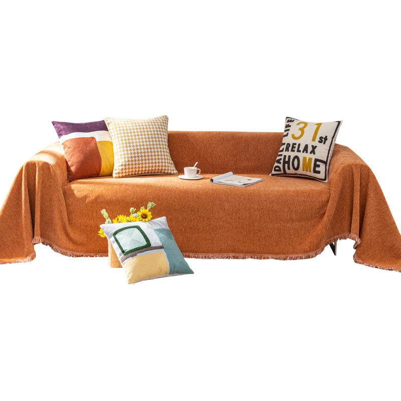 Lazy Cloth Sofa Cover Slipcover Cotton All-Inclusive Cover Cloth Nordic Sofa Cushion Cover Blanket Towel Blanket Four Seasons Universal
