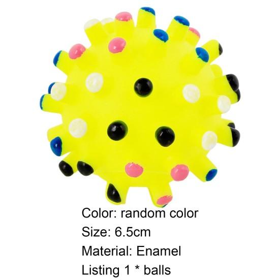 Kulatá pískací interaktivní tréninková psí míčová hračka