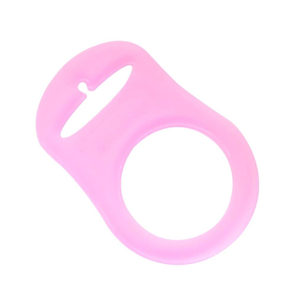 Baby Dummy Holder Clip Adapter Silicone Baby Toddler Accessories Solid Color Clips Adapter 48*32mm