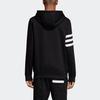 Adidas Originals Trefoil Sport Casual Zip Hoodie Jacket Men Outerwear Black CZ1751
