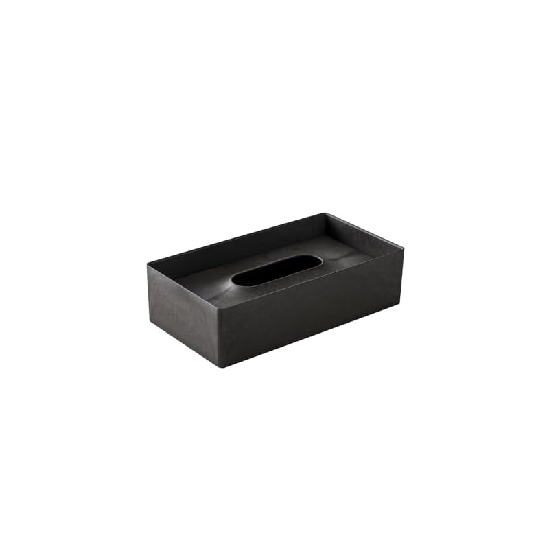 ONOM Japanese Cedar Wood Tissue Case Holder, Standard Size, Made in Japan, Easy Refilling, Stylish, Cute, Modern, Soft Tissue Box with Cedar Bark,