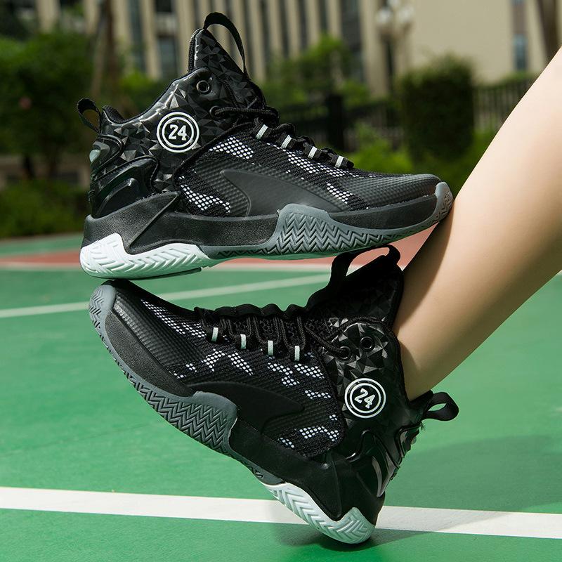 Boys shoes summer 2025 new children's sports shoes mesh breathable basketball shoes boys middle and older running shoes