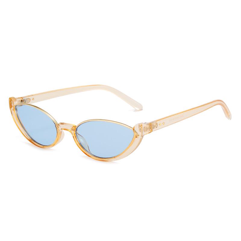 2021 Cat-Eye Sunglasses: Trendy European & American Small Frame, Simple Avant-Garde Street Style for Women