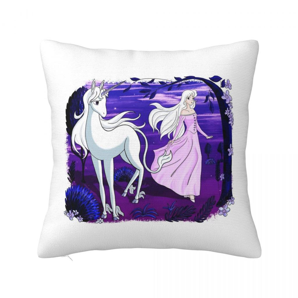 Lady Amalthea The Last Unicor Square Pillowcase Cushion Cover Pillow Case Throw Pillow Cover for Home Sofa Living Room
