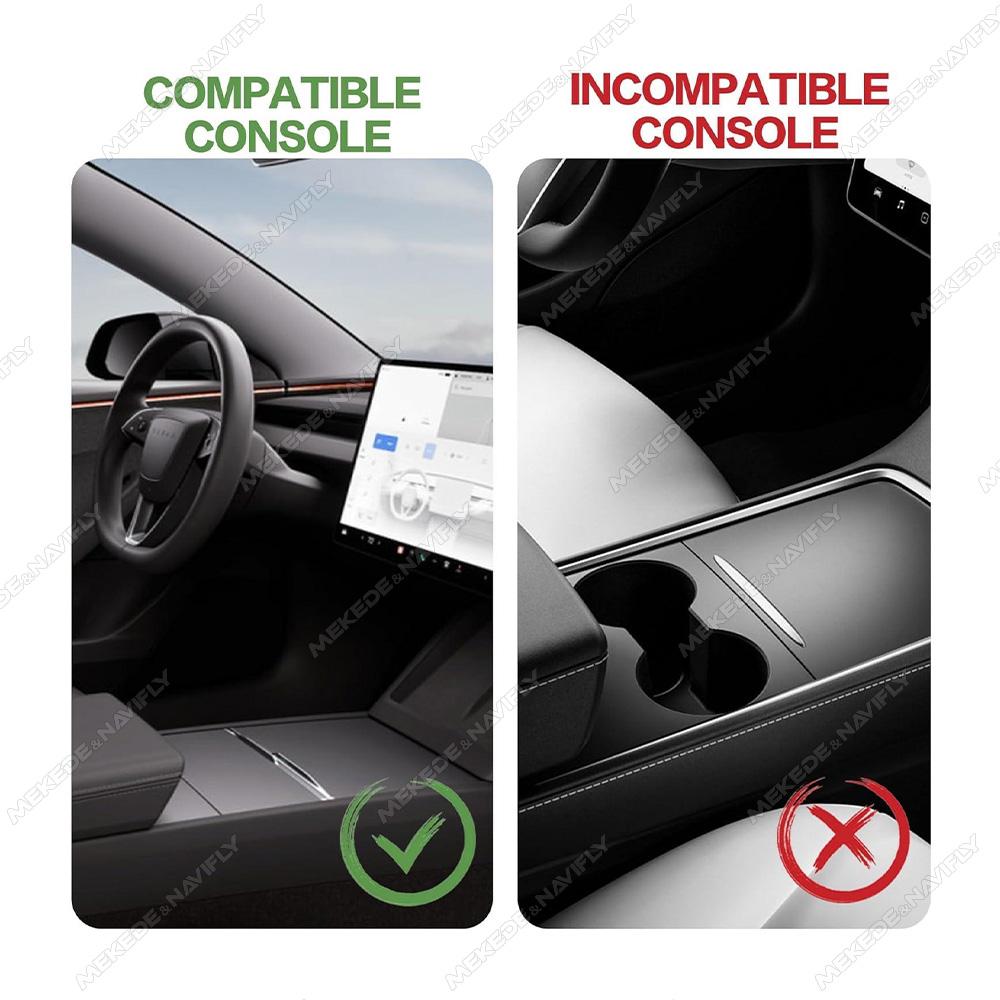 For Tesla Model 3 Y NEW 2025 2025 Docking Station Quick Charger Type-C USB Shunt Hub Fast Charging Power Splitter Car Accessorie