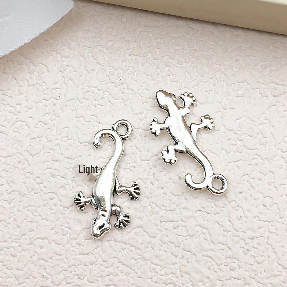 Náramek a přívěsek s tibetským stříbrným zvířecím přívěskem: Vážka, Krab, Želva, Jelen, Holub, Sova, Kráva