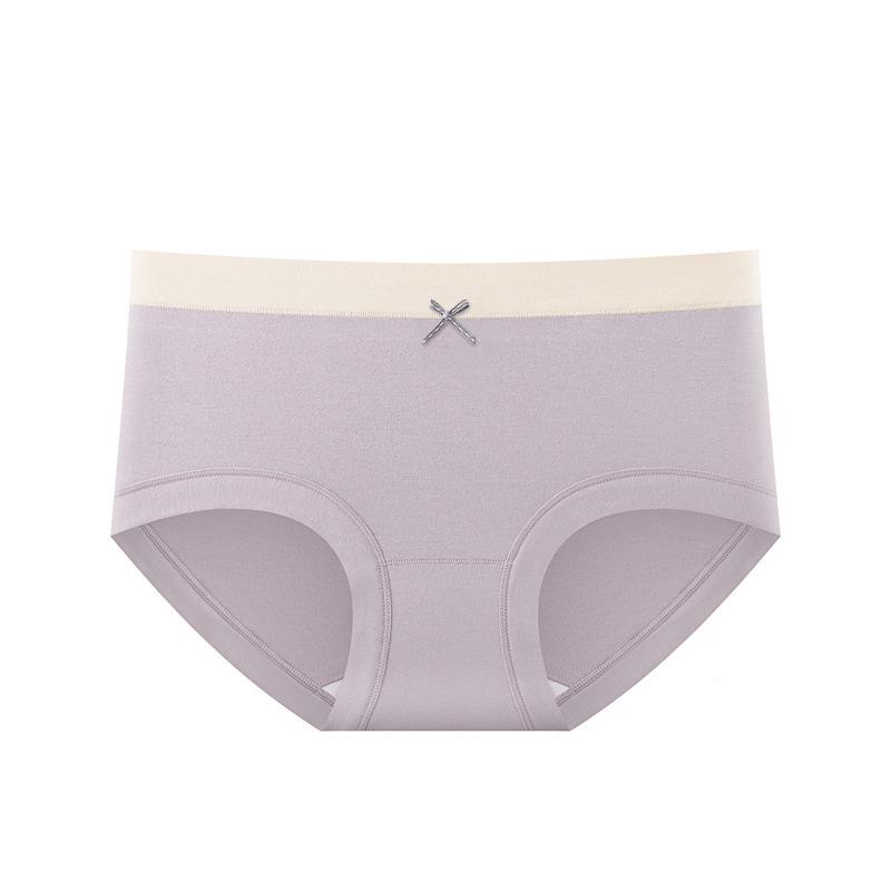 10A Women's Pure Cotton Anti-Bacterial Hip-Hugging Panties with Xinjiang Long-Staple Cotton
