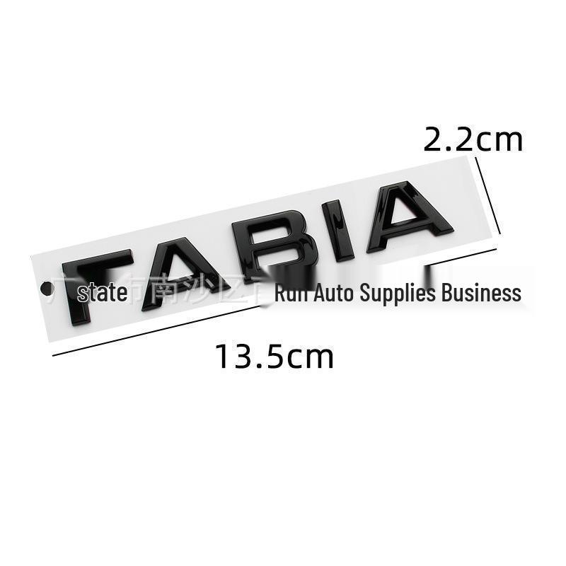 Compatible Skoda Trunk Letter Badges: RAPID, SUPERB, KAMIQ, KAROQ Emblems
