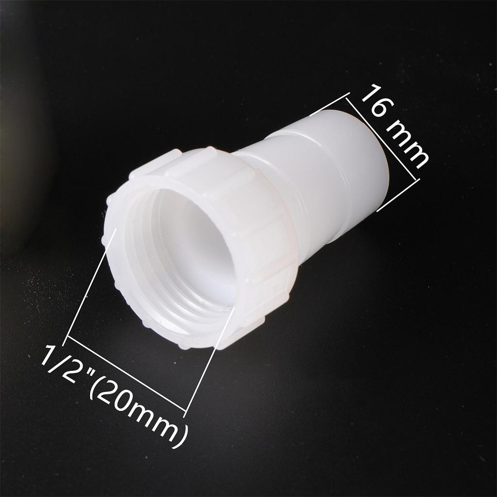 1/2" Female Thread To 4/6/8/10/12/14/16/20mm Barbed Straight Connectors 1/2" Male Thread Water Tank Joints Water Supply Adapters