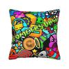 Geometry Dash Games Pillow Covers Merch Printing Cushion Cover Gift  Throw Pillow Case Cover Chair Multiple Sizes