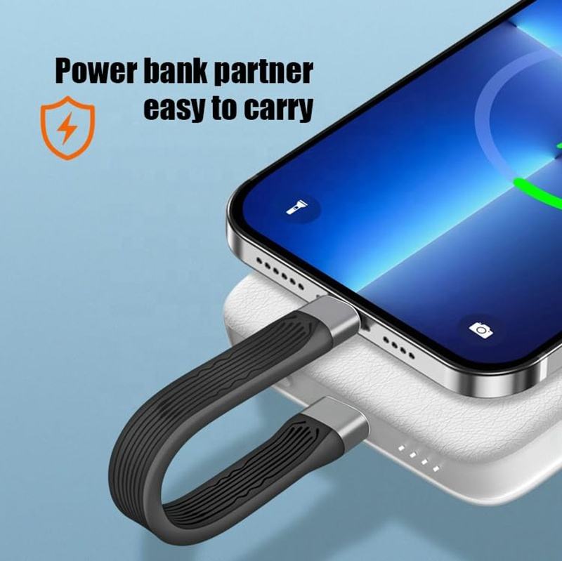 65W Fast Charge Type-C Public to Public Data Cable Ultra Short Portable PD Fast Charging Mobile Power Short Flexible Flat Cable