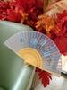 6.3inch Chiffon Ancient Style New Chinese Style Hanfu Cheongsam Summer Portable Folding Fan Pink Women's Fan for Dance