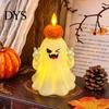 Battery Operated Table Lamp Cute Halloween Ghost/Pumpkin LED Night Light for Desktop Decoration, Ornament Nursery with Warm Glow Home Party Decor