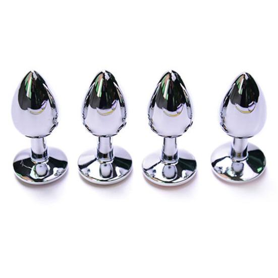 Small Size Anal Toys Butt Plug Stainless Steel Anal Plug Sex Toys Adult Product